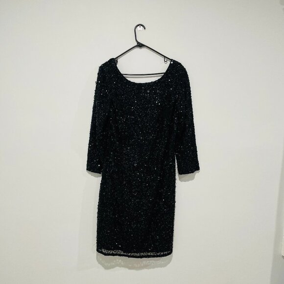Adrianna Papell Dresses & Skirts - Adrianna Papell Women Black Sequinned Dress Size 18W